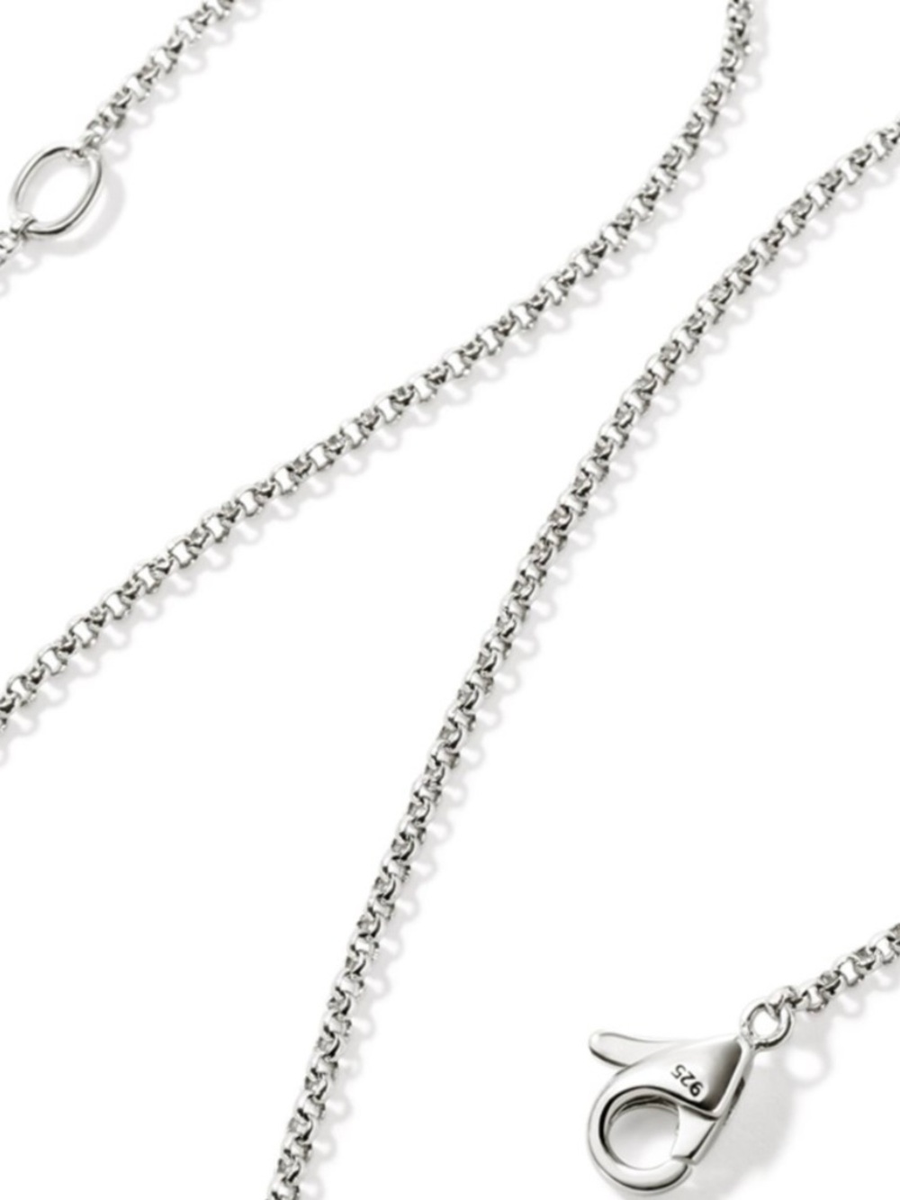 John Hardy Silver Chain Necklace - Polished Silver